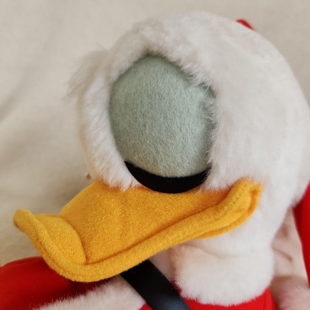 ドナルドダック　クリスマス　ぬいぐるみ　サンタクロース　レトロ