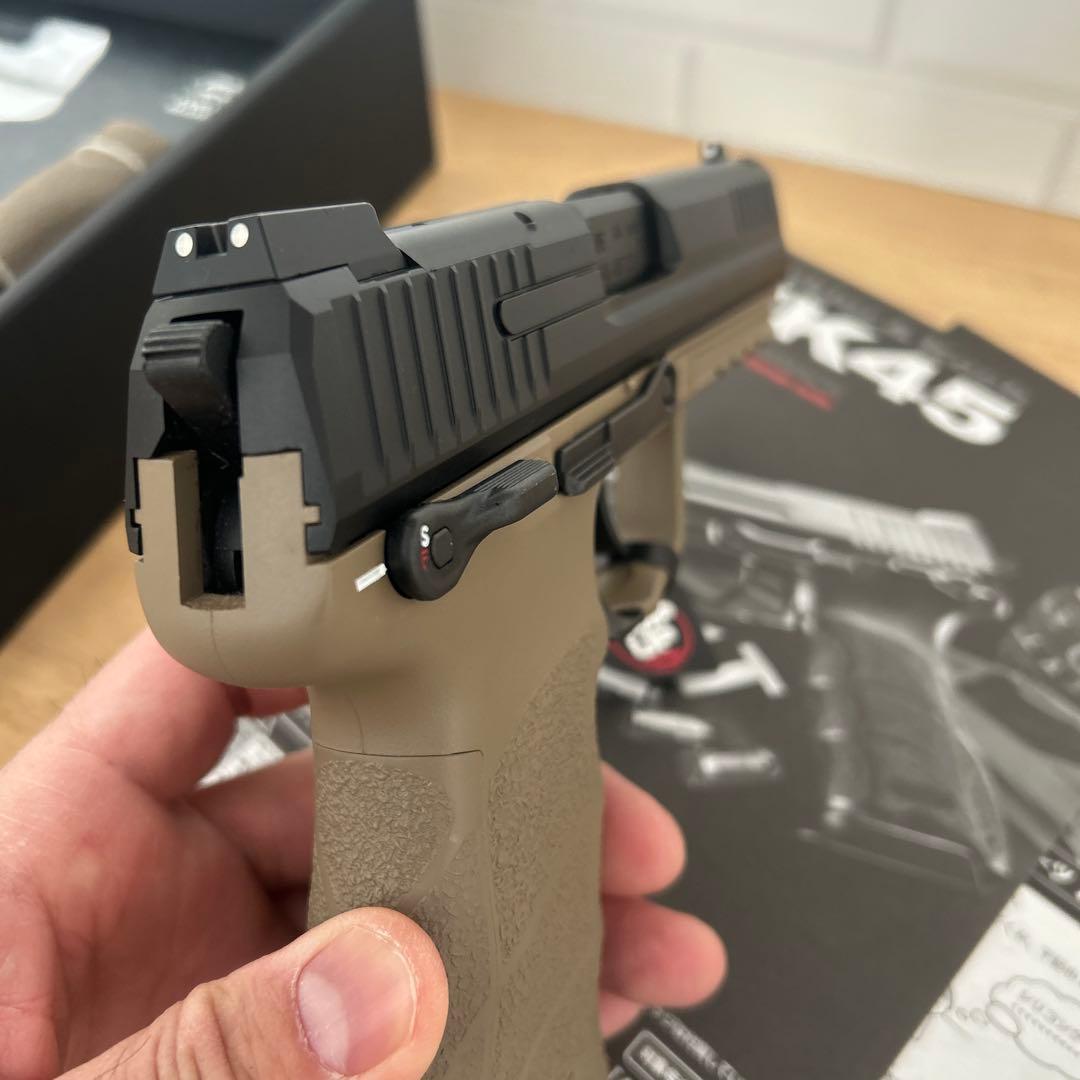 【室内試し撃ちのみ】 マルイ　HK45 Tactical ガスガン