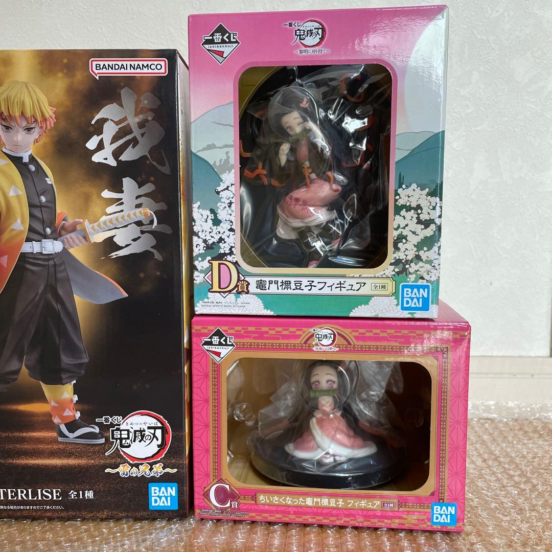 鬼滅の刃　竈門禰豆子　善逸　まとめ売り　フィギュア　一番くじ