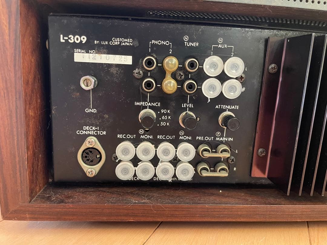 ume　LUXMAN309 アンプ