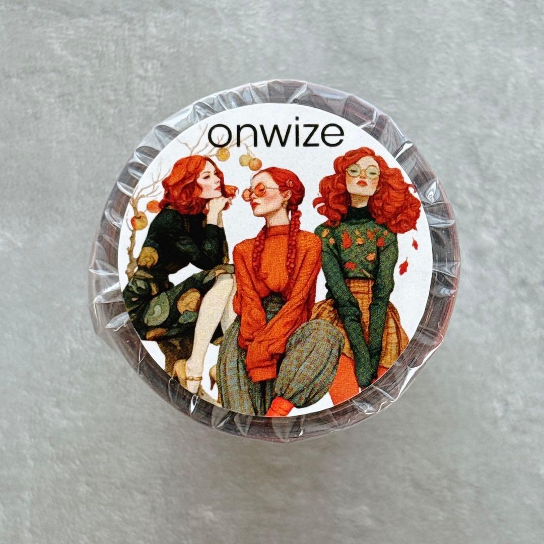 onwize 海外マスキングテープ　マステ 【2606】