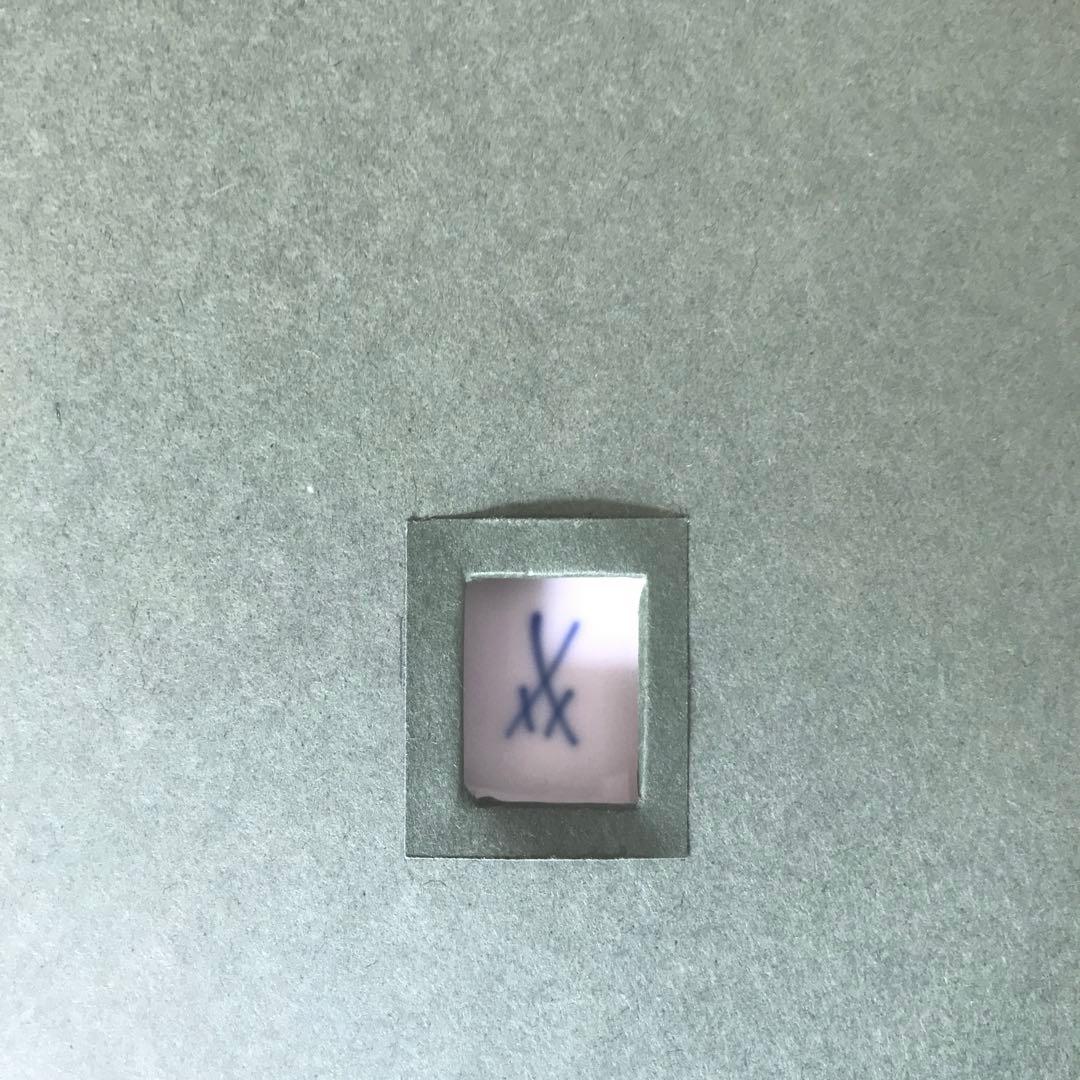 ヴィンテージ　マイセン　壁　額装