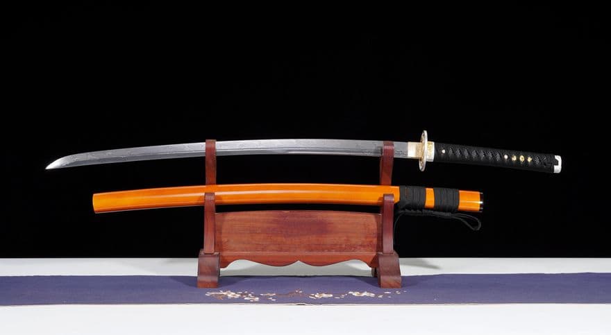 【龍影武士刀】古兵器 刀装具 日本刀　模造刀 居合刀 武士道 鑑賞用 美術刀