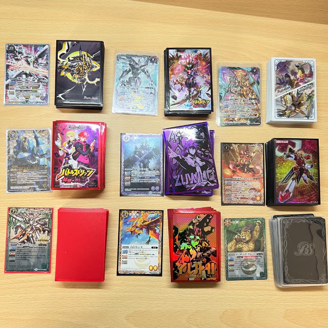 【即購入大歓迎】バトルスピリッツ 引退 まとめ売り デッキx9点 デッキパーツ