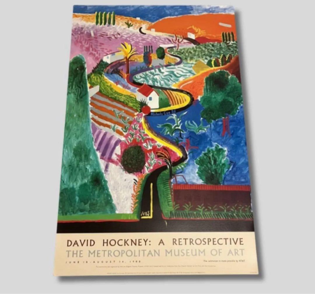 デイヴィッド・ホックニー 回顧展 ポスター