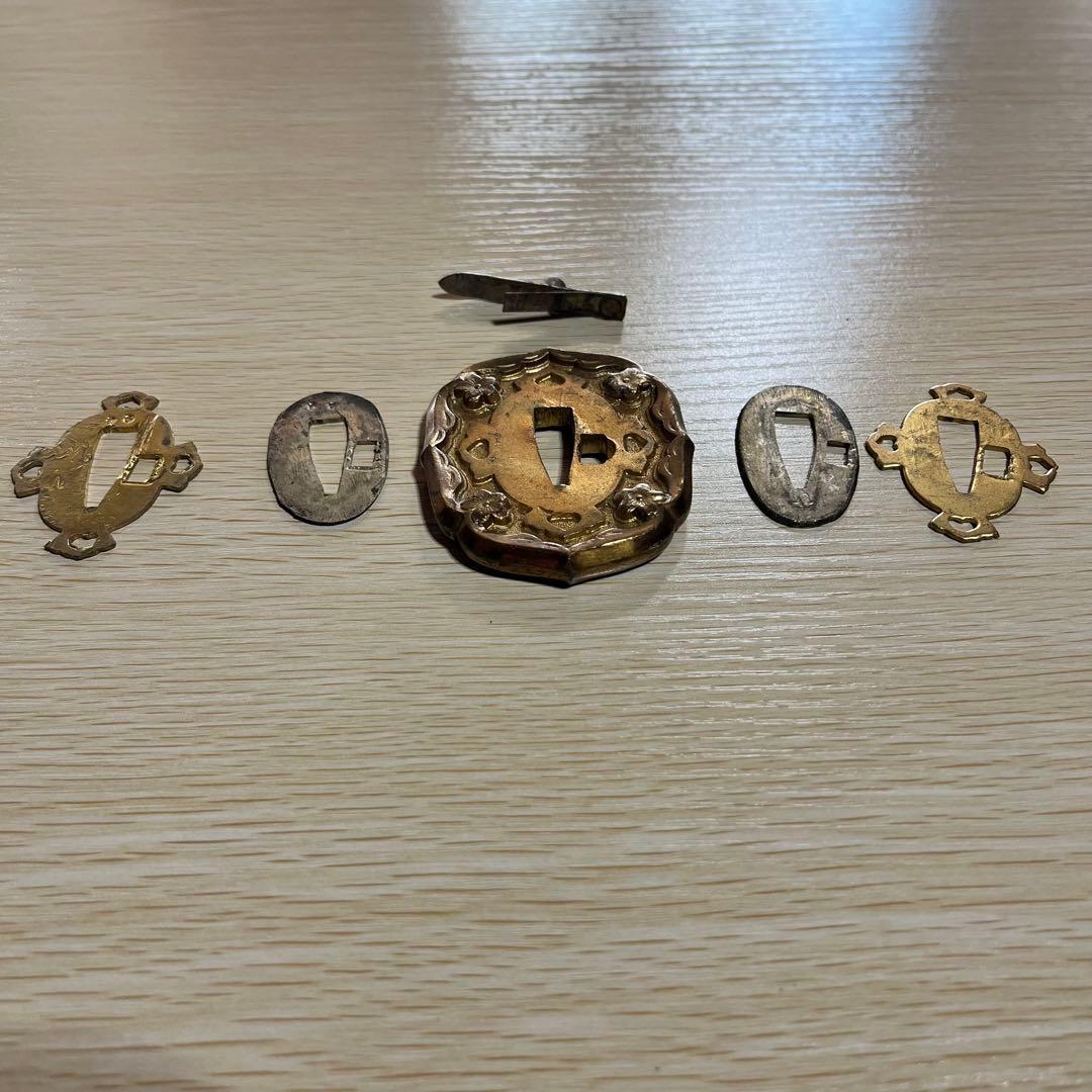 橋*様 軍刀　模擬刀　鞘　鍔　柄