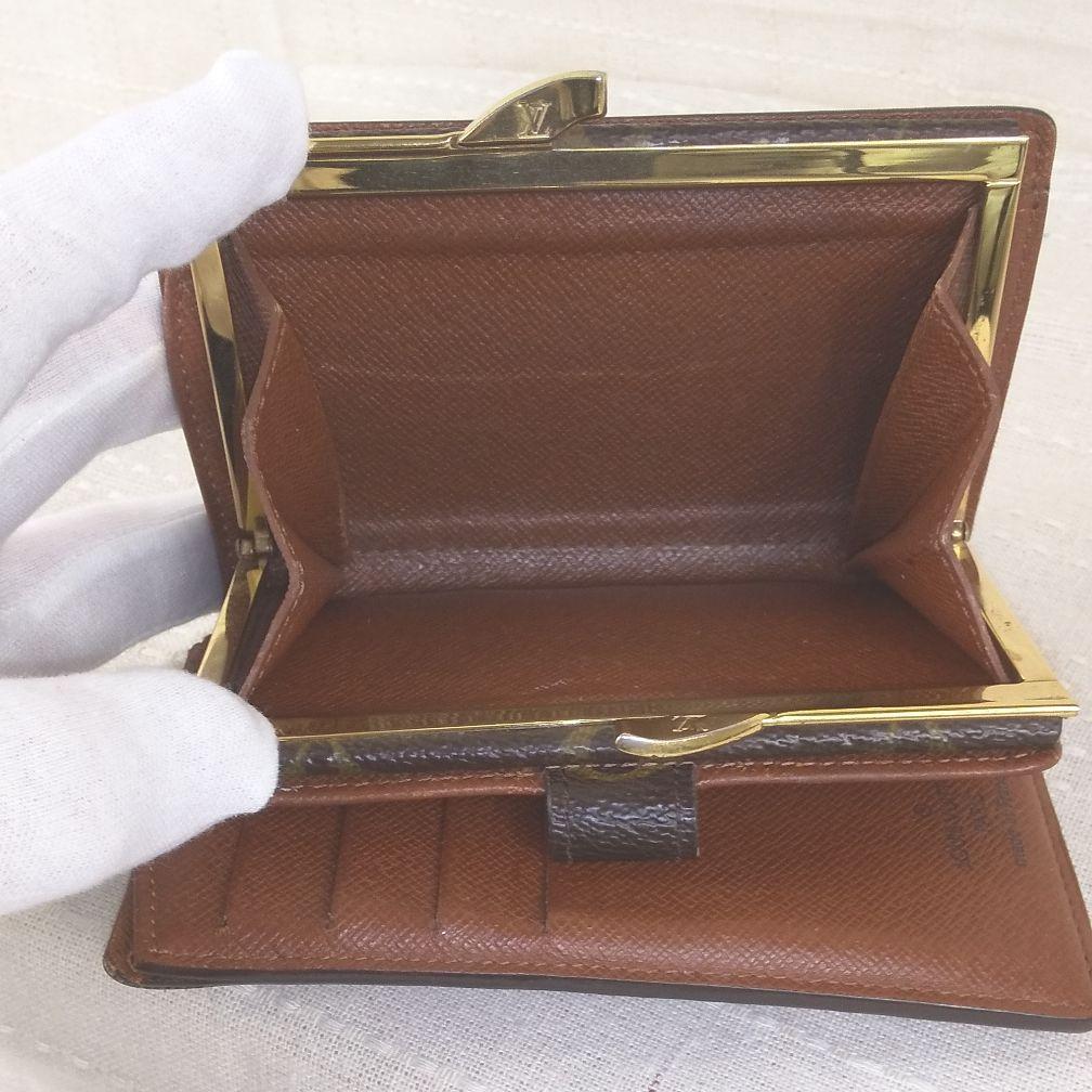 極美品 ルイヴィトン ポルト モネ ヴィエノワ モノグラム がま口折り財布