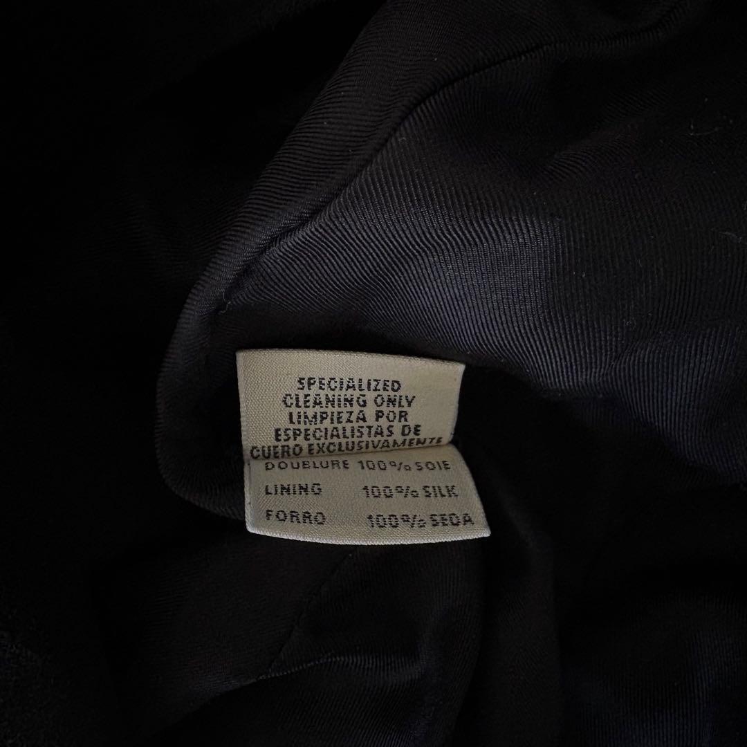 HERMES マルジェラ期 総レザー スウェード スカート サイドベルト