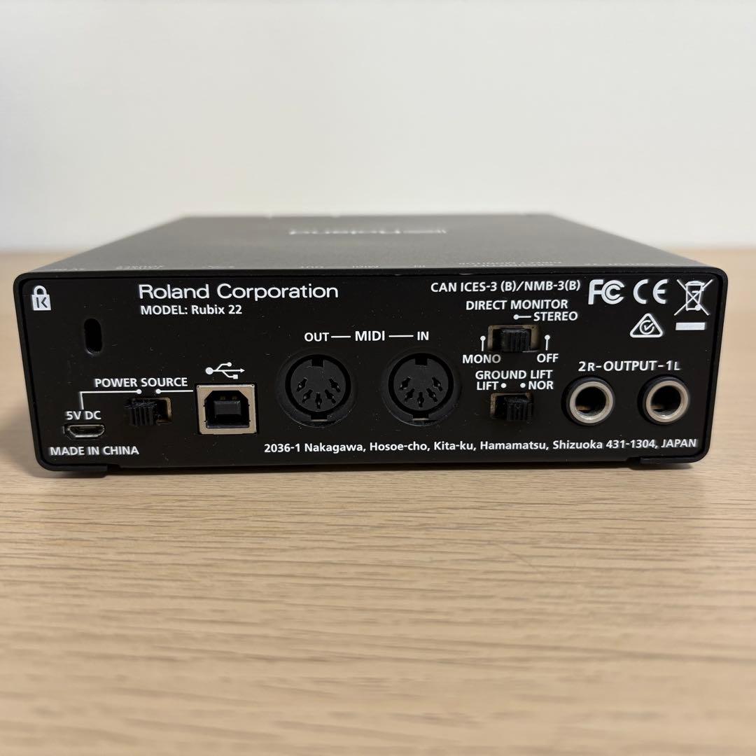 Roland Rubix22 オーディオインターフェース 美品