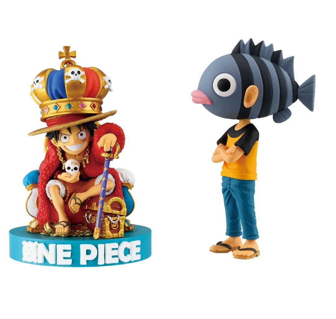 ONE PIECE base shop限定 ルフィ&尾田栄一郎ワーコレ2種セット
