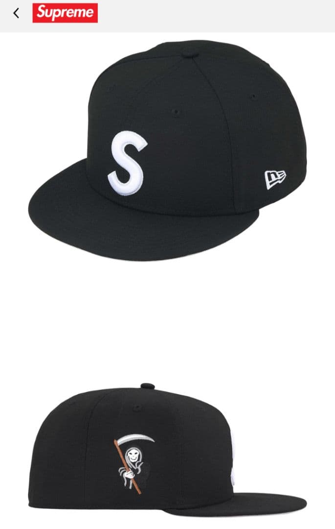Supreme / Reaper S Logo New Era (7-1/2)黒