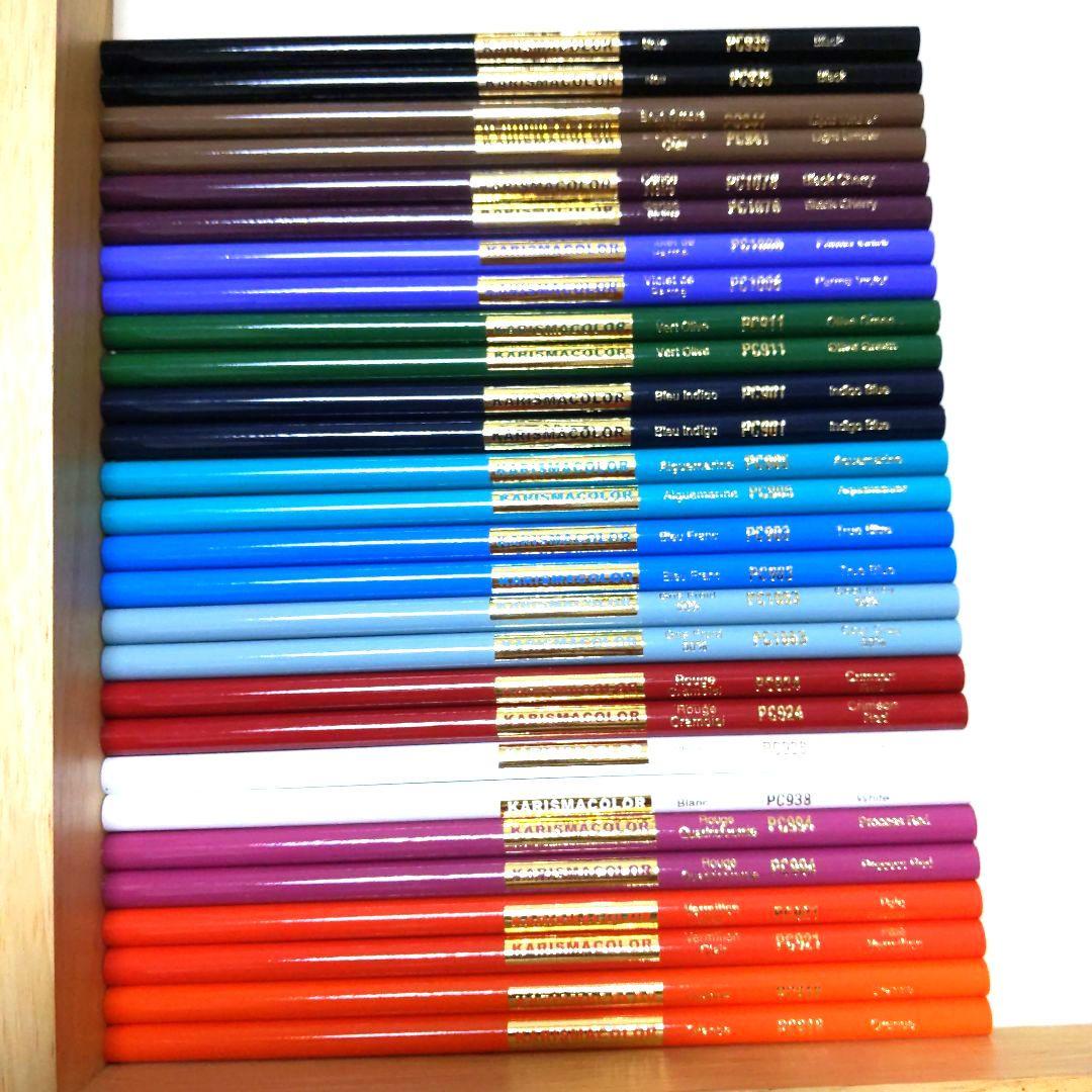 新品未使用　色鉛筆【カリスマカラー】51色、65本　廃盤