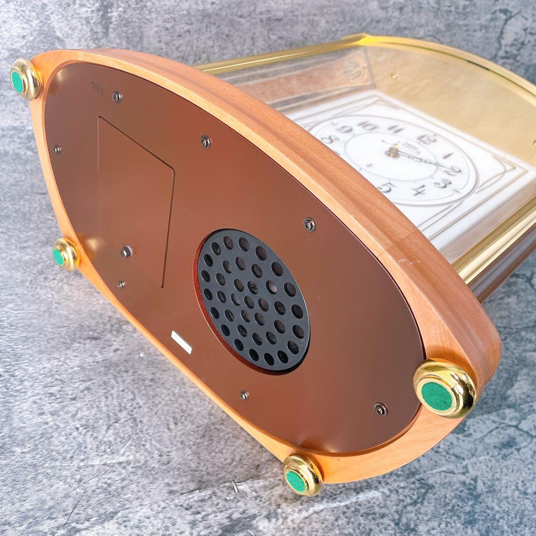 【希少美品】SEIKO エンブレム HW806B 置時計　セイコー　定価14万