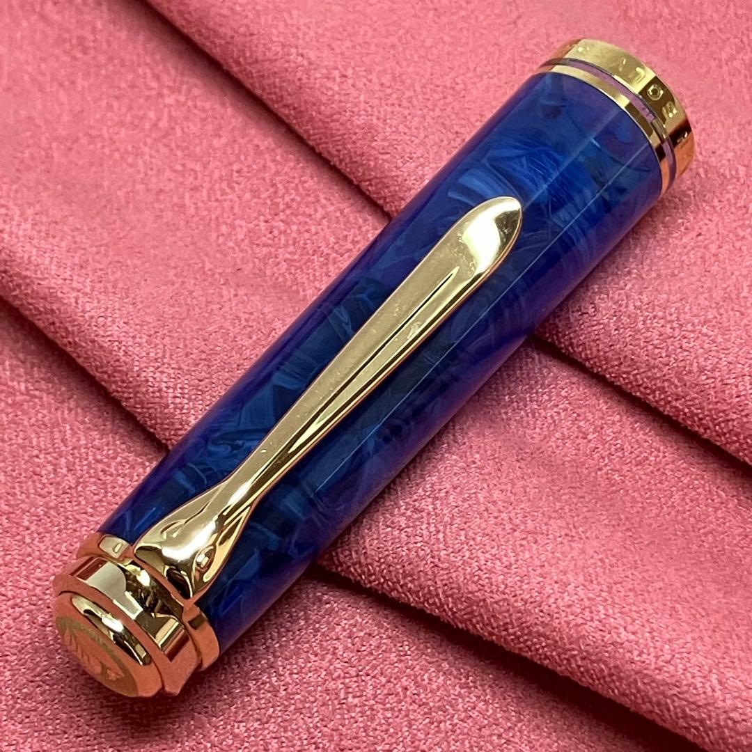 ◻️ペリカン SOUVERAN M800 ブルー・オー・ブルー 18C BB