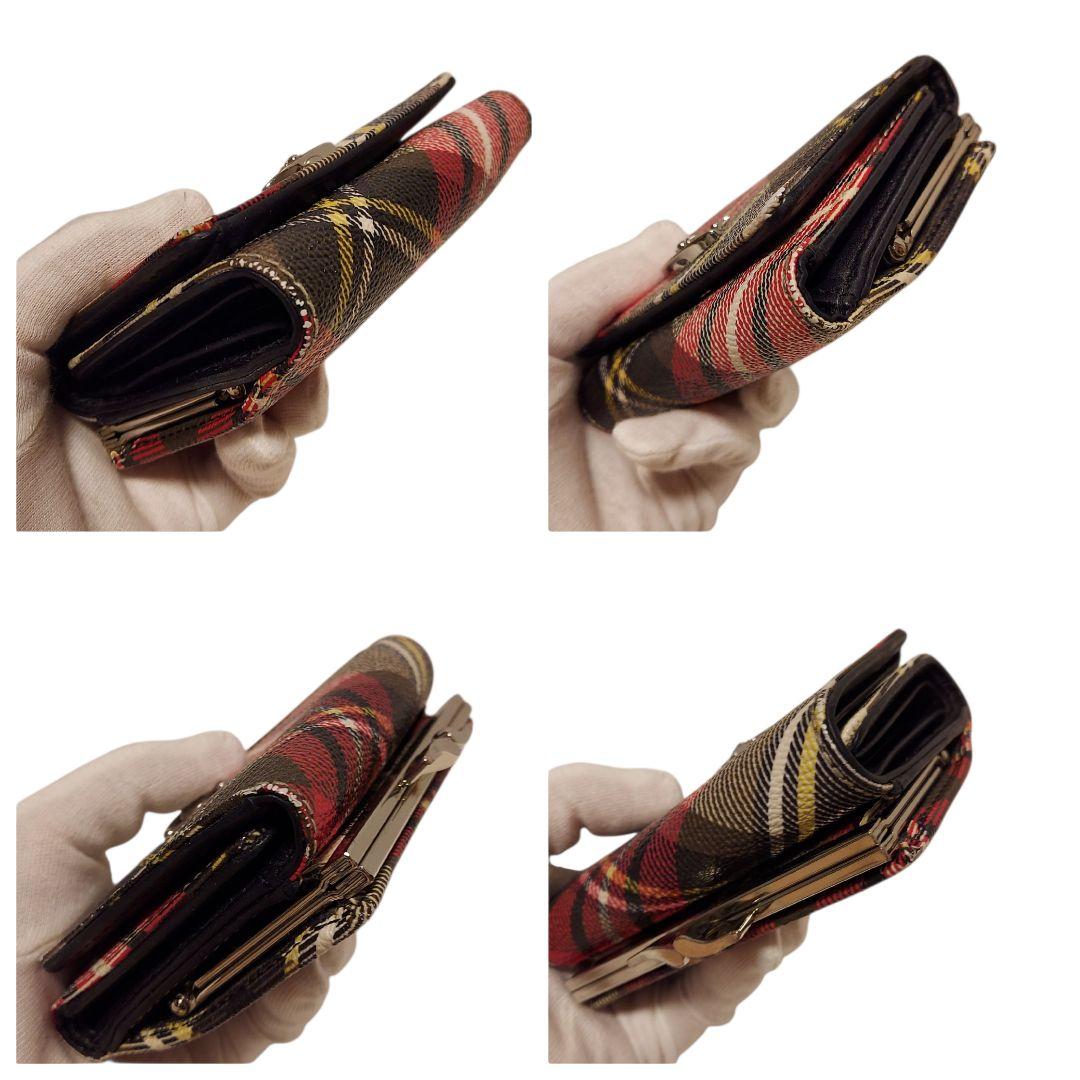 Vivienne Westwood 財布 オーブ チェック がま口 DERBY