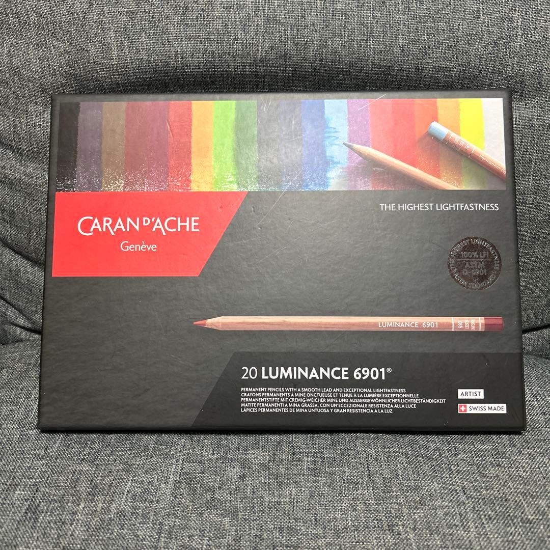 CARAN D'ACHE LUMINANCE 6901 20色セット おまけあり
