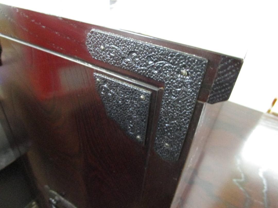 伝統　筑後民芸　階段箪笥　伝統工芸家具　階段型収納　古民家風　店舗ディスプレイ