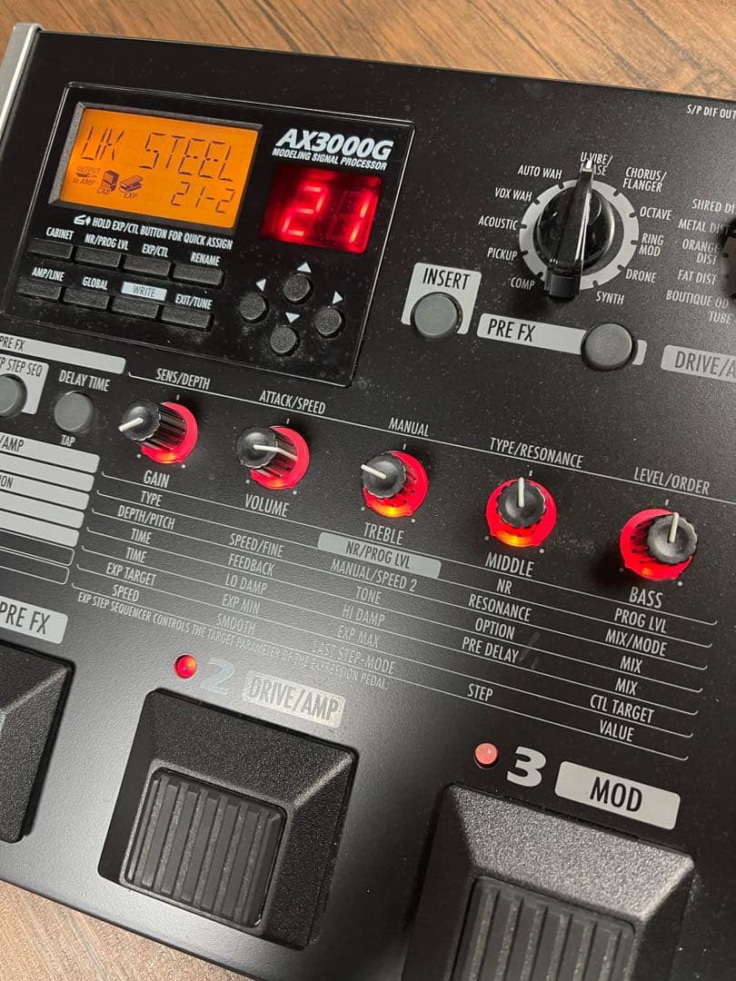 KORG モデリングマルチエフェクター AX3000G-BK