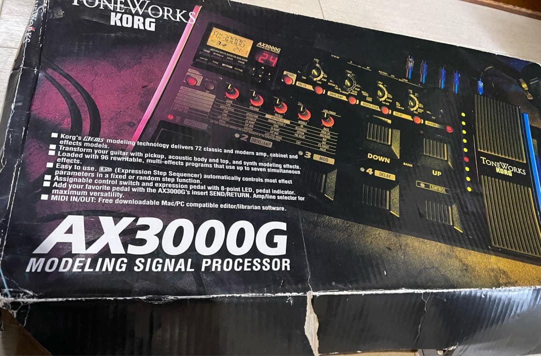 KORG モデリングマルチエフェクター AX3000G-BK