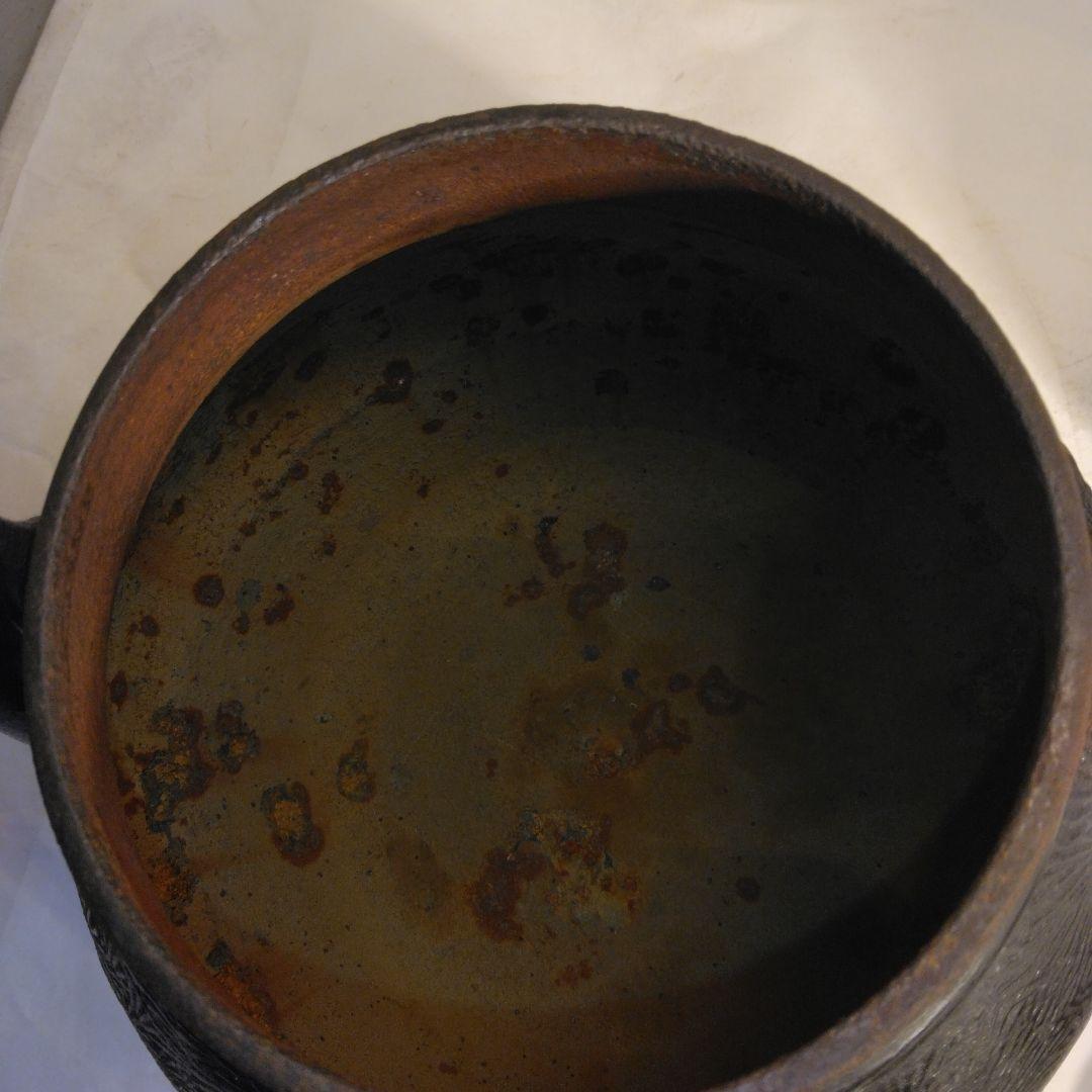 鋳鉄製鉄瓶　大小セット中古品　骨董品