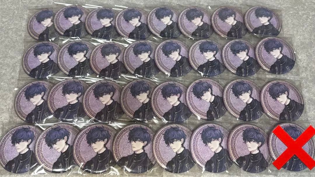 +*様 イケメンヴィラン　ホログラム　レア　缶バッジ　31個セット　エリス
