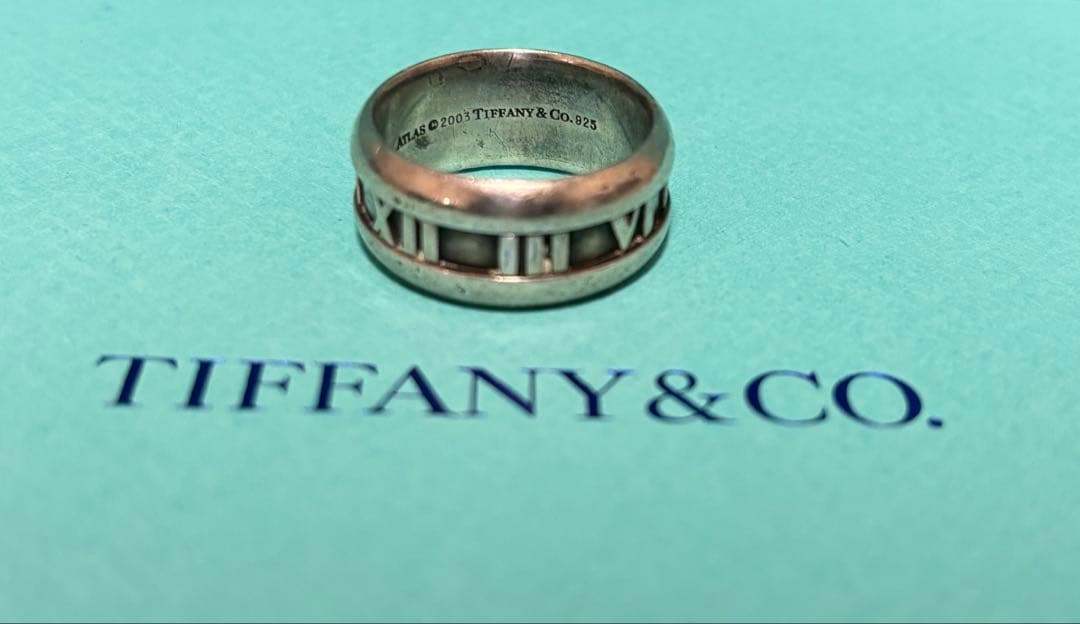 Tiffany アトラスリング 15号 シルバー925 オールドティファニー