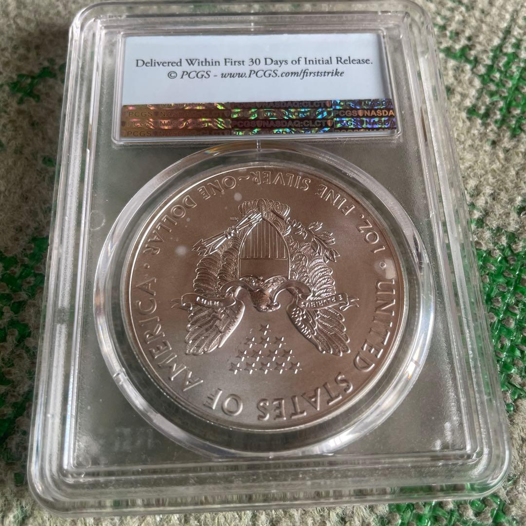 イーグル銀貨-type2 2020PCGS MS69 Silver Eagle