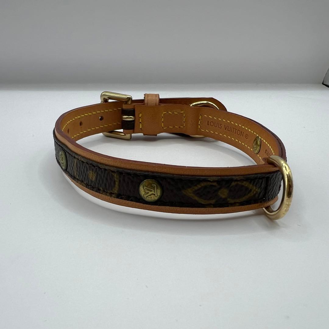 【未使用品】ルイヴィトン コリエバクスターPM 犬用 首輪 リード モノグラム