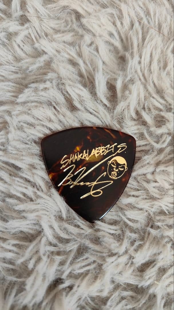 激レア　SHAKALABBITS　元メンバーKING サイン刻印入ピック