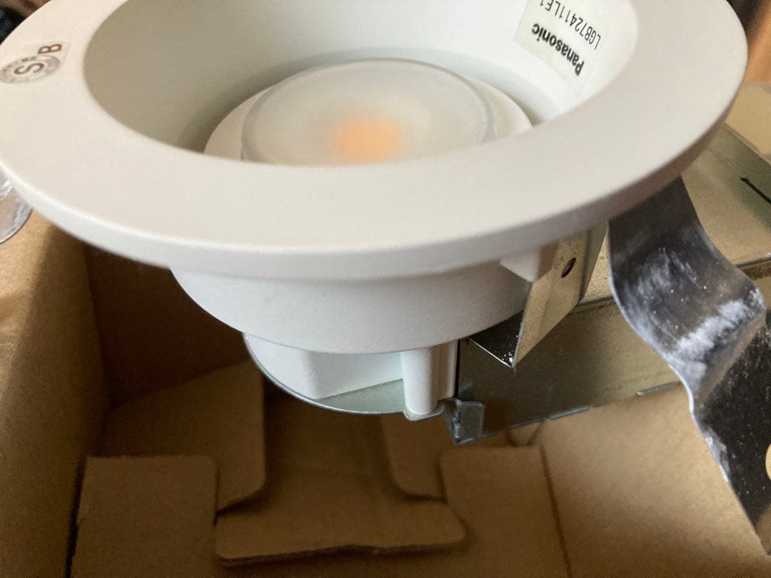 Panasonic LED ダウンライト LGB72411LE1 8個