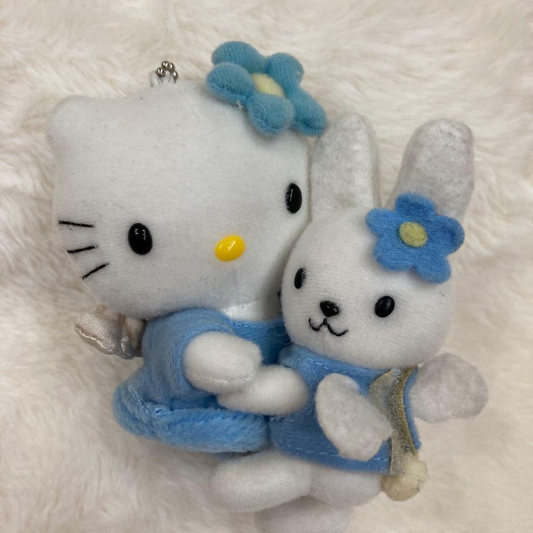 ハローキティ　ペアエンジェル　ぬいぐるみマスコット
