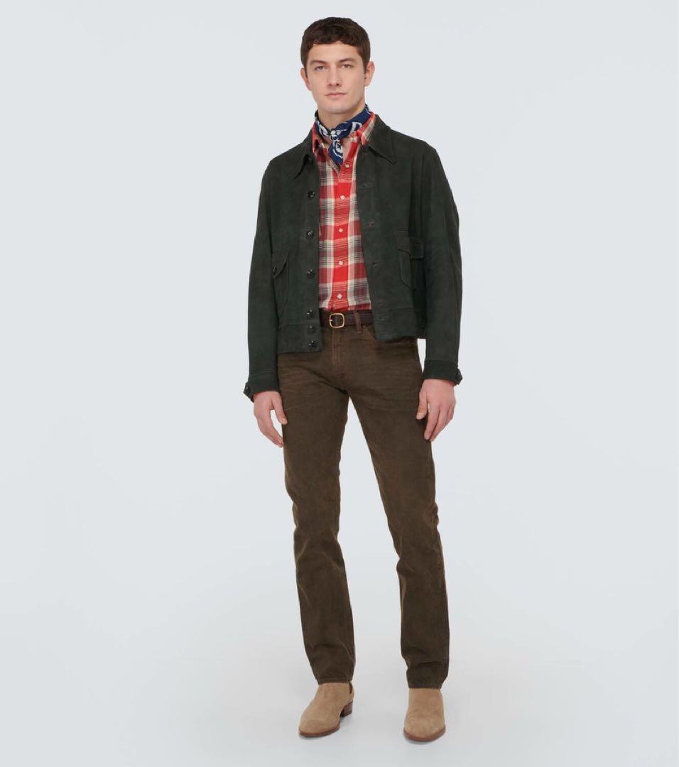 【定価27万5千円】RRL スエード レザージャケット XXLサイズ