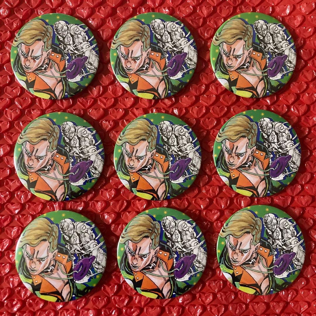 ジョジョ展 コレクション缶バッジ プロシュート 9点セット ジョジョの奇妙な冒険