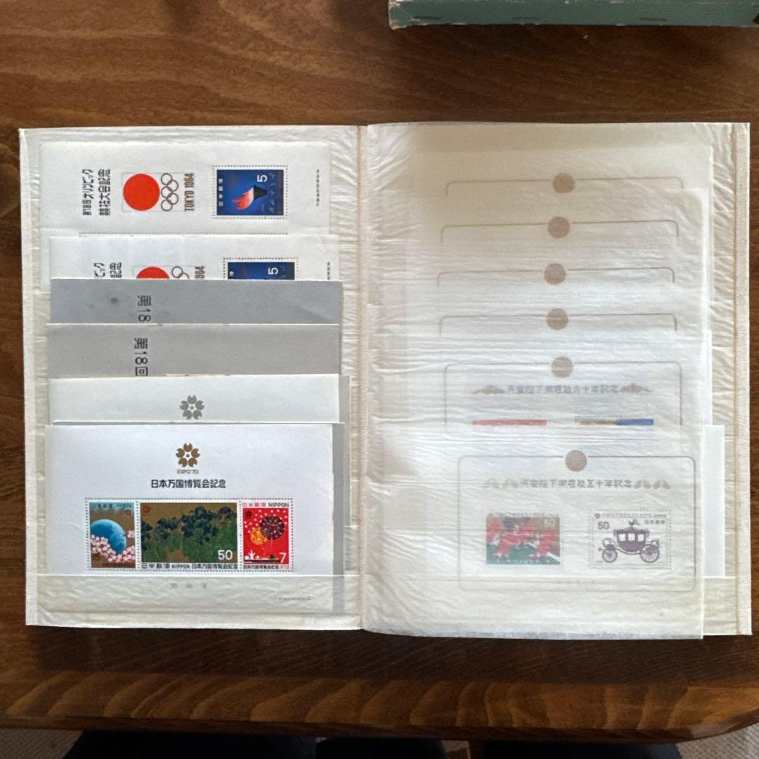 切手帳　記念切手小型シート各種