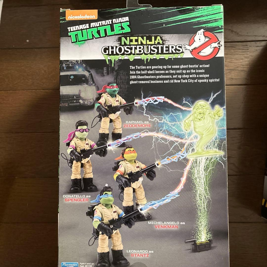 ニコロデオン　タートルズ×ゴーストバスターズ　フィギュア4体セット