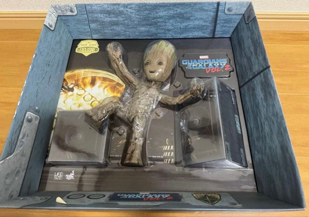 １／１スケールフィギュア　ベビー・グルート（シンプル版）　マーベル　ホットトイズ