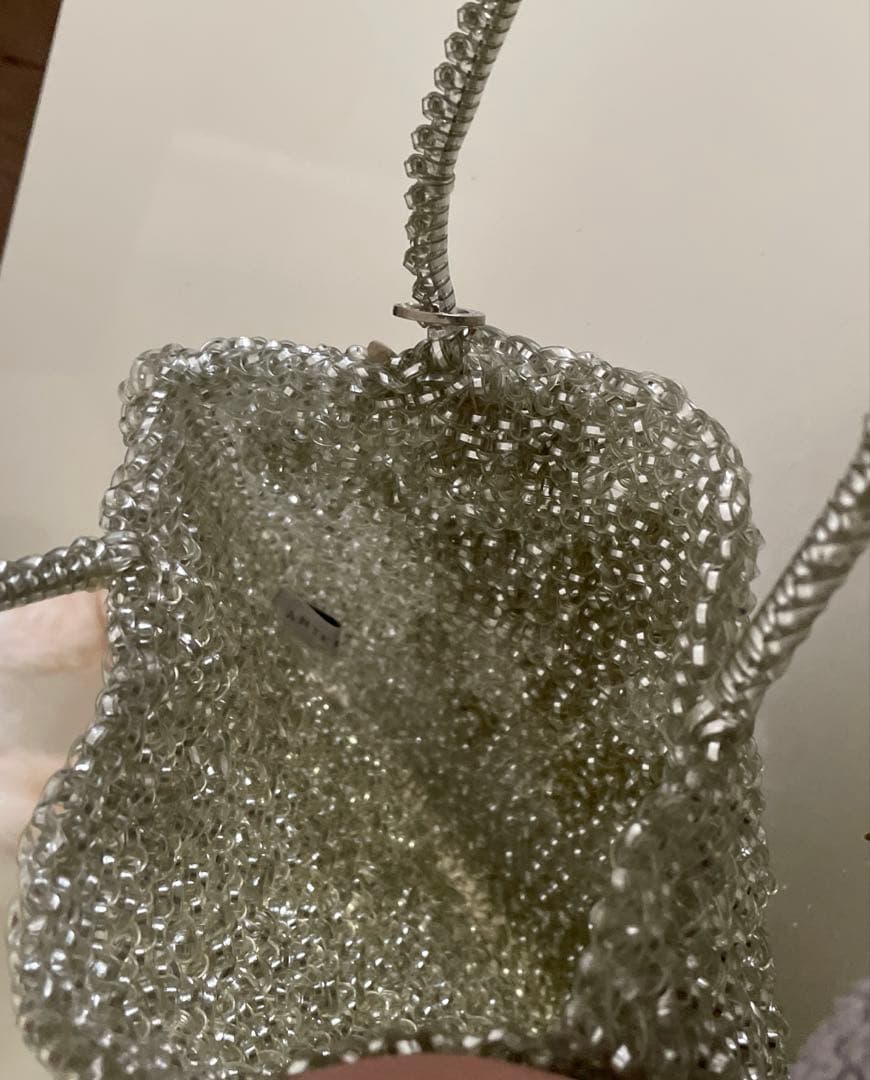 アンテプリマANTEPRIMA ワイヤーバッグ スワロフスキーフラワーモチーフ