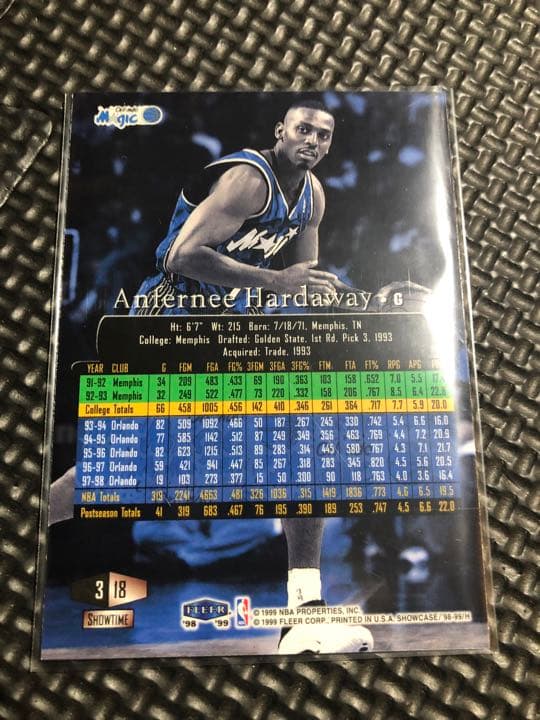 anfernee HARDAWAY.エラーカード❣️ある意味.1of1❣️