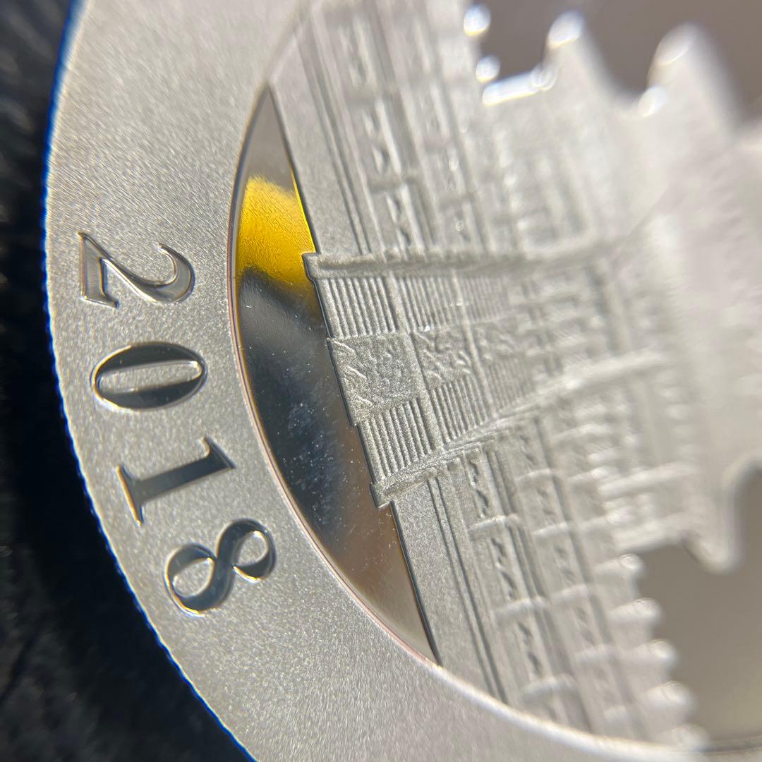 【2018年】パンダ銀貨　10元　カプセル付き②