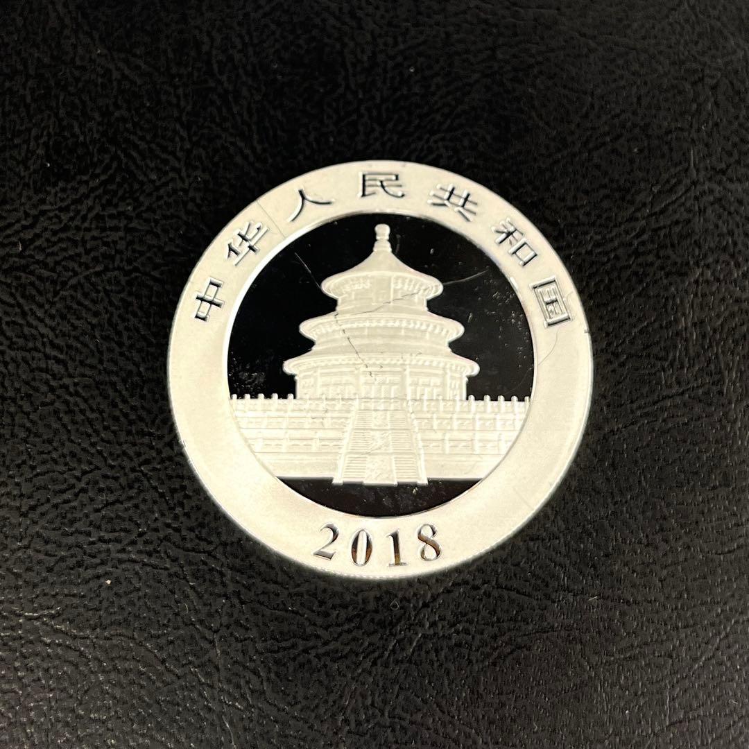 【2018年】パンダ銀貨　10元　カプセル付き②
