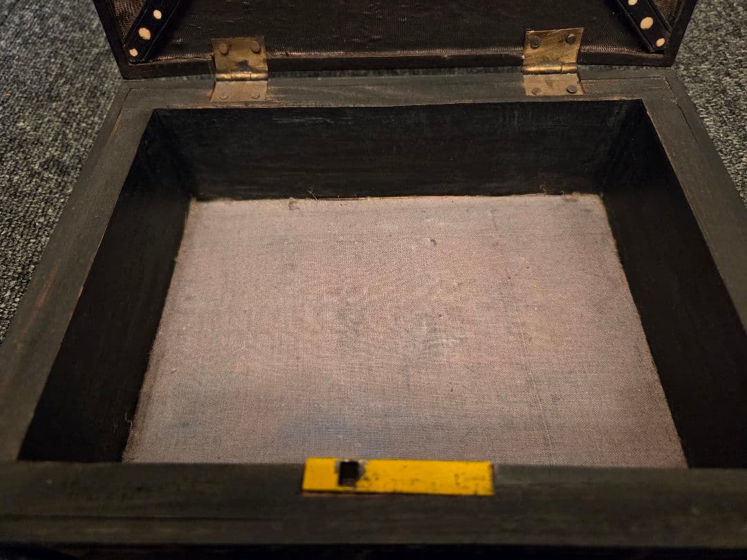 ★レア★ヤマアラシの針 手作り アンティーク アングロインディアン ボックス