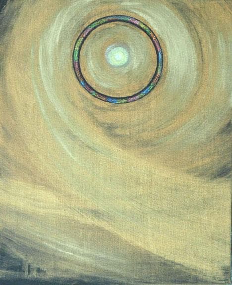 油絵 菅家令子 絵 絵画インテリア額付(銀) F3-G172023 風景祈り希望