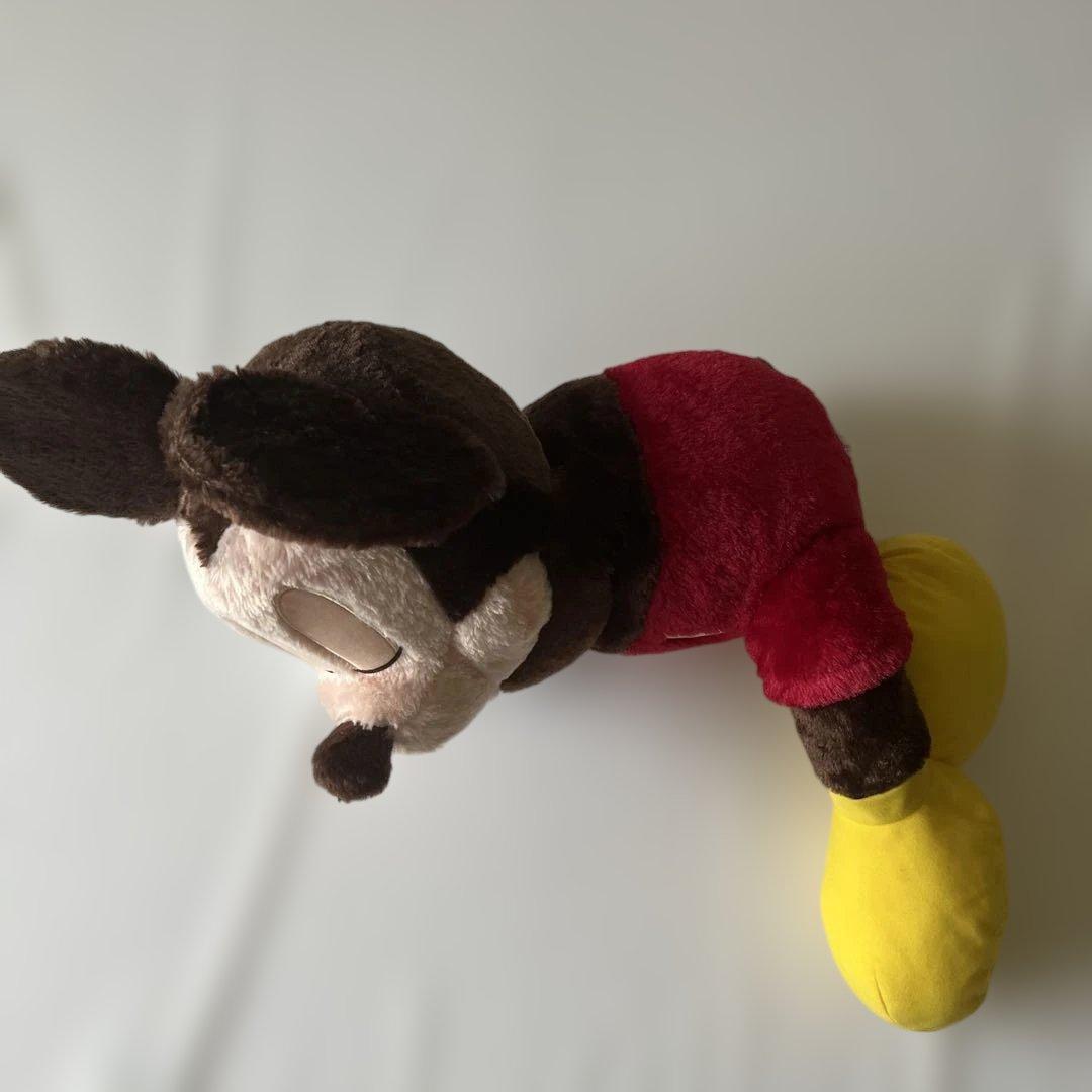 ミッキーマウス　赤いほっぺギガジャンボおやすみぬいぐるみ