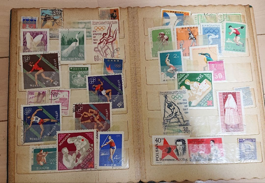 使用済み 記念切手 1964年東京オリンピック　大阪万博　太陽の塔など