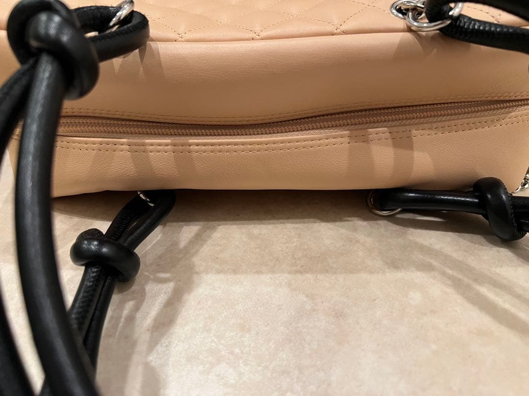 シャネル　カンボンライン　ボーリングバッグ　CHANEL