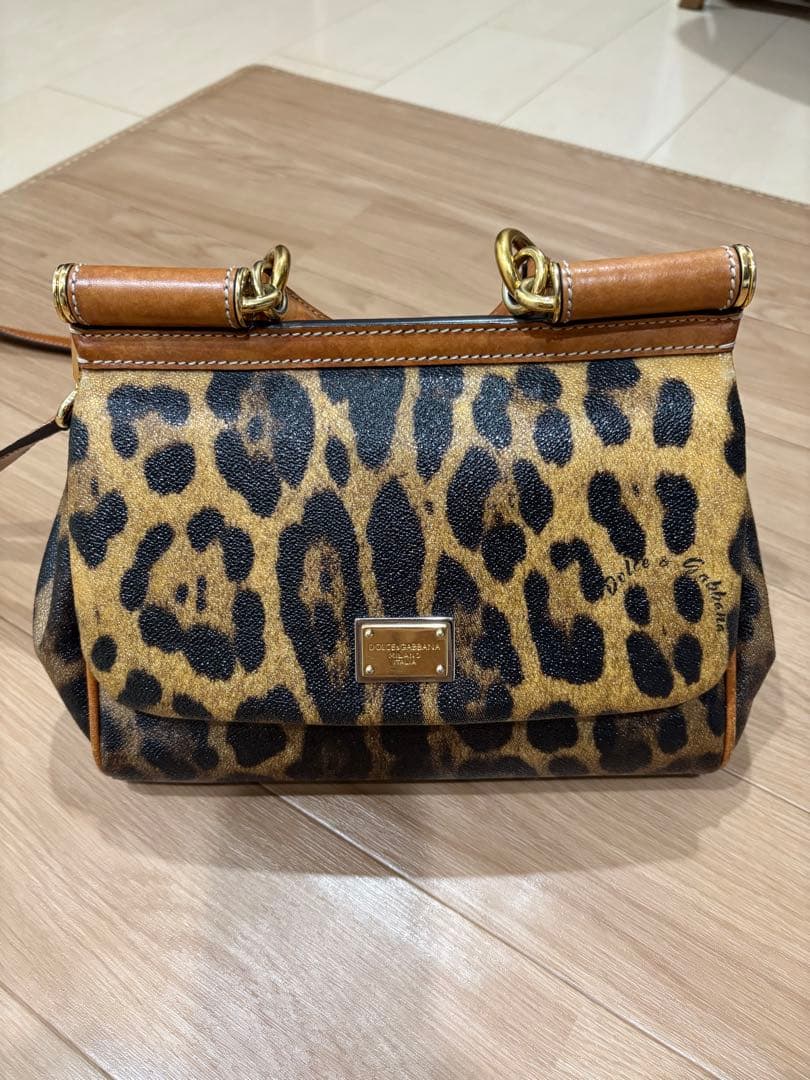Dolce & Gabbana ヒョウ柄ショルダーバッグ