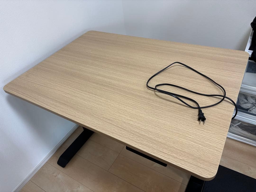 山善 昇降デスク 100×70cm 定価6万弱　ELD-FS 値下げ交渉OK