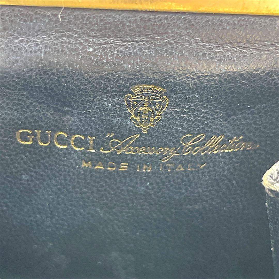 【美品】GUCCI グッチ　ケース　シェリーライン　オールドグッチ　GG