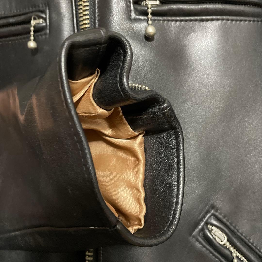 ルイスレザー　シングルライダースジャケット 36 スポーツマン