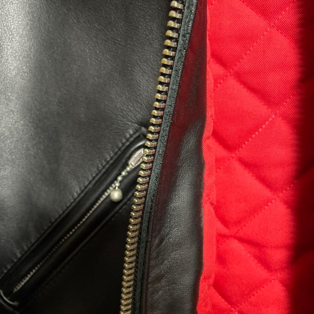 ルイスレザー　シングルライダースジャケット 36 スポーツマン